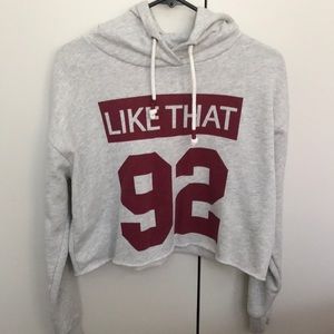 Hoodie crop top